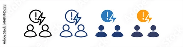 Fototapeta Conflict Resolution Icon