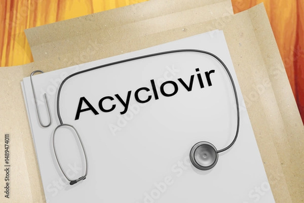 Obraz Acyclovir - medical concept