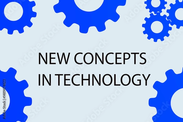 Obraz New Concepts in Technology concept