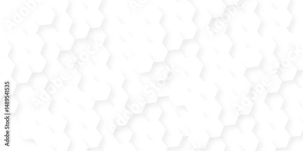 Fototapeta Abstract background with squares . Background with hexagons . Abstract background with lines . white texture background . white and hexagon abstract background. white paper texture and futuristic .