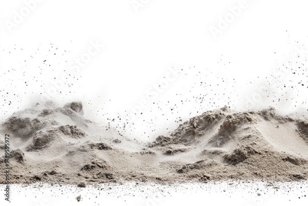 Obraz Dusty Terrain Isolated