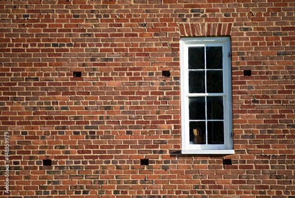 Obraz Old brick house with window