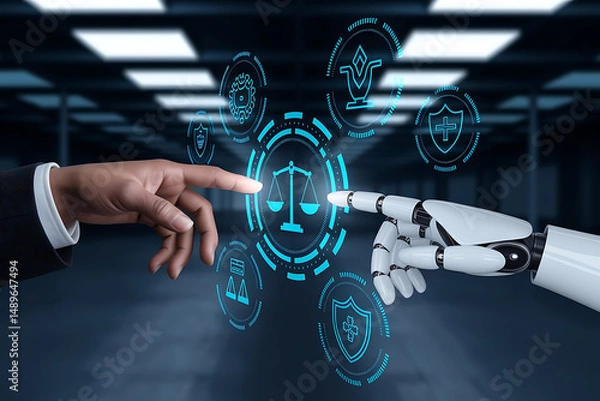 Fototapeta  AI and Law: The Future of Legal Intelligence