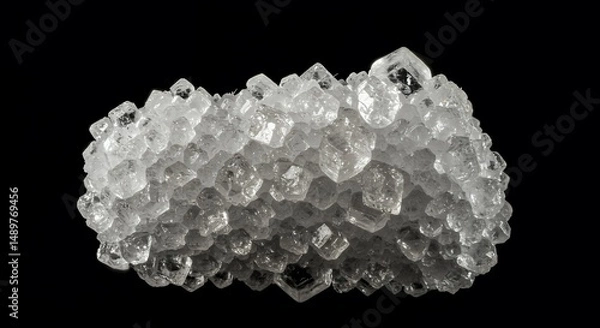 Fototapeta Macro Photography of Sugar Crystals: A Stunning Close-up of Sparkling Sweetness