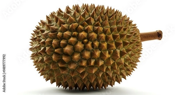 Fototapeta Montong Durian: The Tropical King of Fruits with Iconic Sharp Spikes