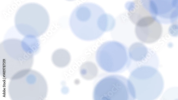 Fototapeta 半透明のピントがボケた大きな粒子のイラスト