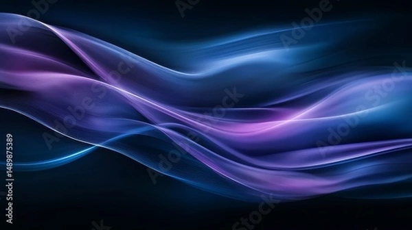 Fototapeta Abstract flowing lines design