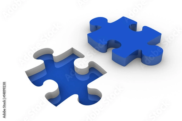 Obraz Puzzle Blue