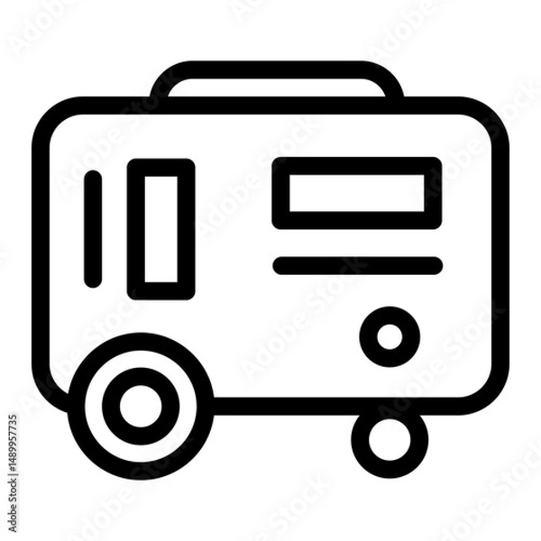 Fototapeta generator icon