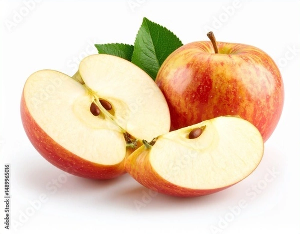 Obraz 白背景のりんご