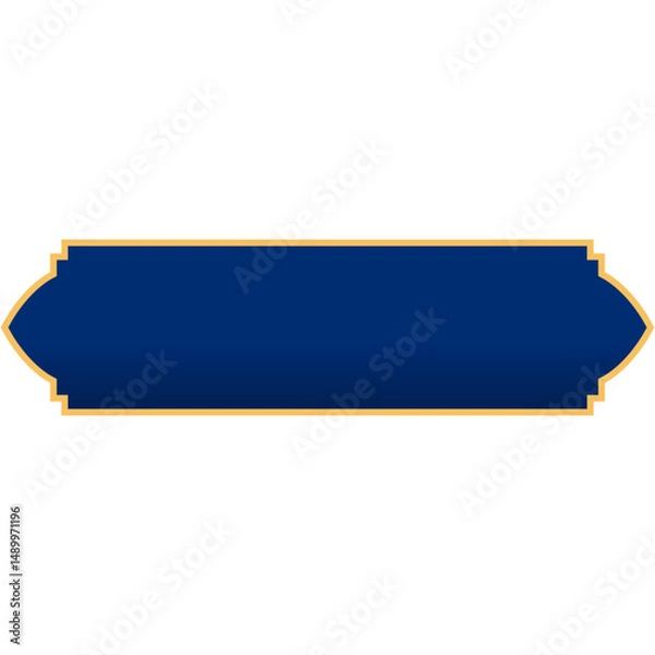 Fototapeta Islamic Shape Texbox