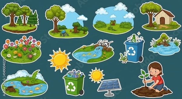 Obraz Protecting Our Planet A Guide to Environmental Stewardship