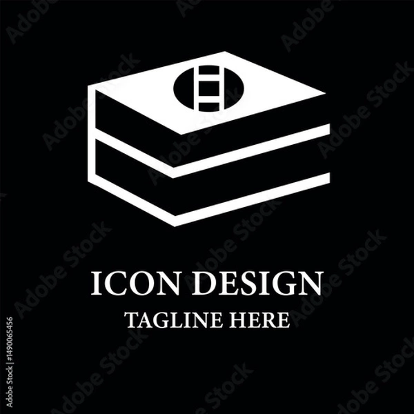 Fototapeta Ladder Learning Book Icon