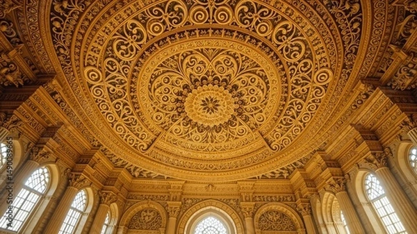 Obraz Arcane Archive Chamber - Ornate Ceiling