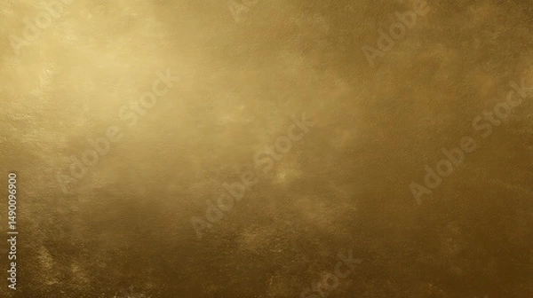 Fototapeta An uncluttered surface with dull gold finish, showcasing a unembellished isolated design.