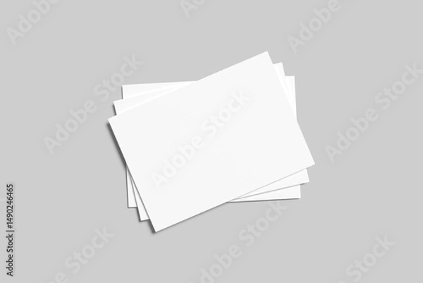 Obraz A5 Landscape Flyer Blank Mockup