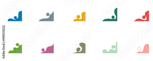 Fototapeta Curved Corner Shape