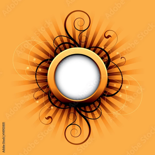 Obraz Orange abstract