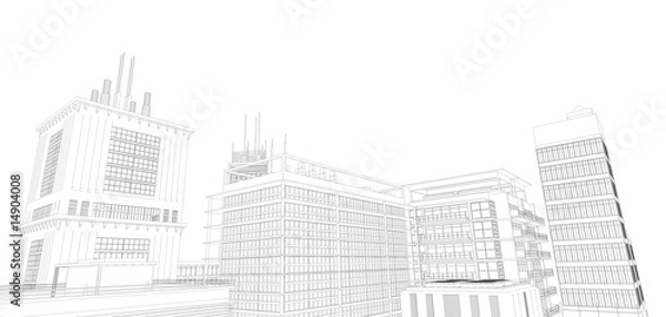 Obraz architecture in two colors