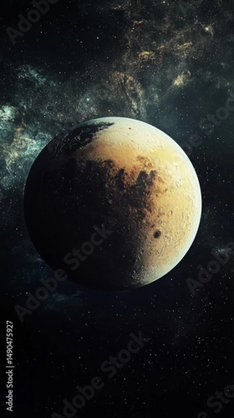 Obraz the beautiful planet pluto