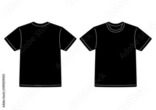 Fototapeta Tシャツ　黒