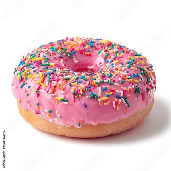 Obraz donut isolated on white background