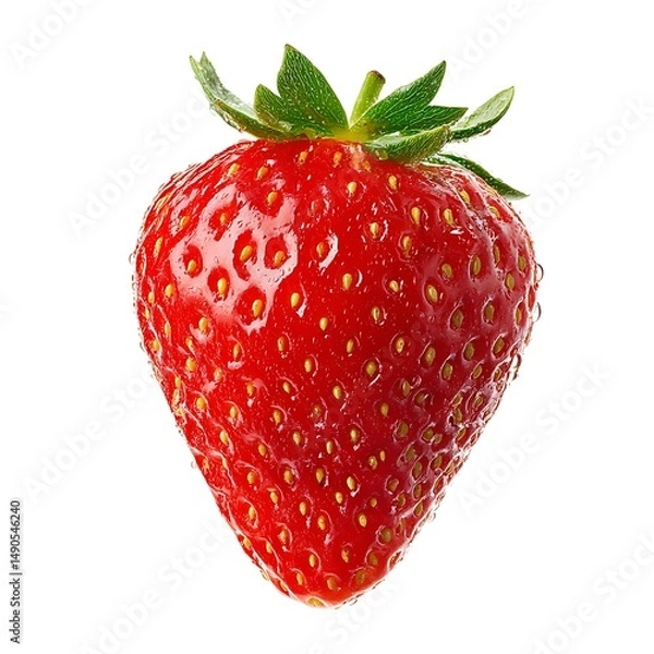 Obraz strawberry on white background