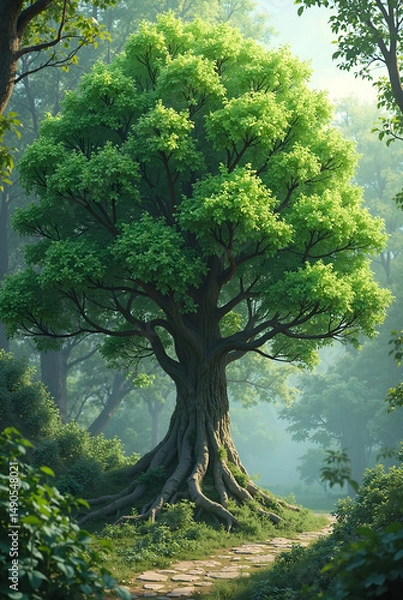 Fototapeta tree in the forest