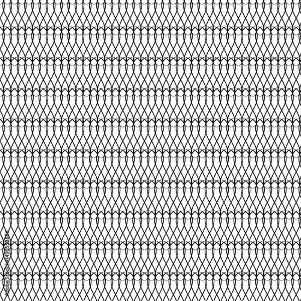 Obraz seamless pattern with metal grid. creative pattern design