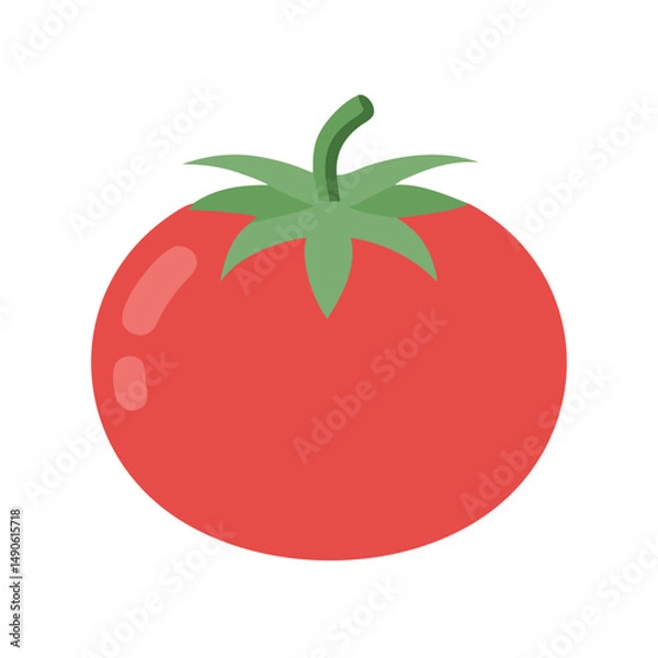 Fototapeta Flat Design Tomato Illustration