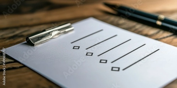 Fototapeta Survey pop-up asking for customer experience feedback Stock photo