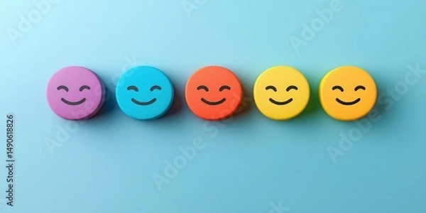 Fototapeta Survey showing NPS (Net Promoter Score) score trend Stock photo