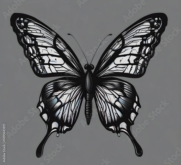 Fototapeta butterfly vector illustration