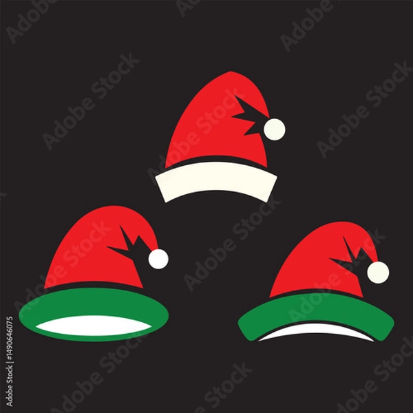 Obraz Santa Claus hat vector