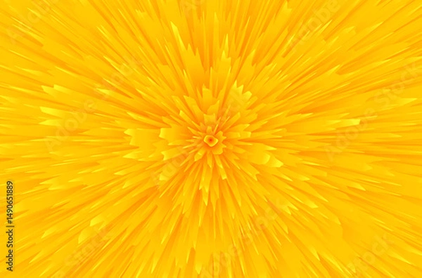 Fototapeta Yellow abstract background. Bright vector backdrop. Horizontal banner.