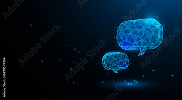 Fototapeta Message technology graphic design background. Vector illustration. Vector Abstract technology circuit lines. Technology vector background.Eps10 vector illustration.	