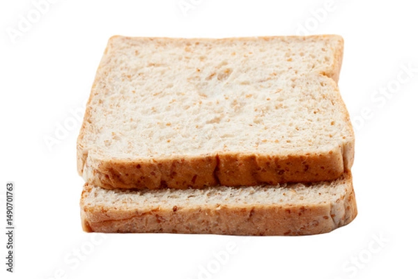 Fototapeta slices of bread isolated