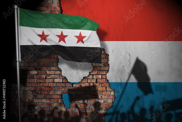 Fototapeta Relations between syria and luxembourg