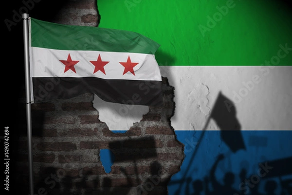 Fototapeta Relations between syria and sierra leone