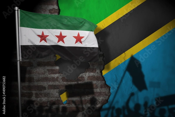 Fototapeta Relations between syria and tanzania