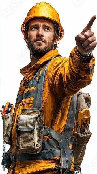 Obraz Firefighter directing