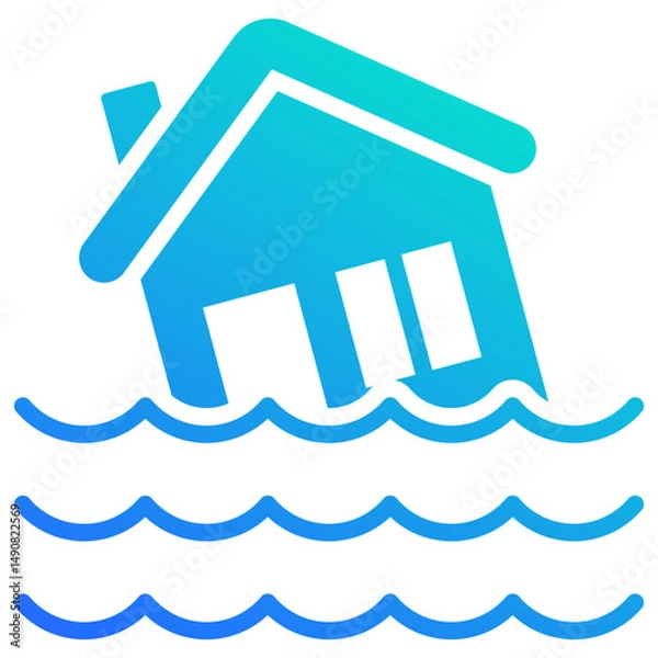 Fototapeta Flood Icon