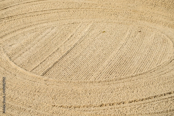 Obraz sand bunker in the golf course