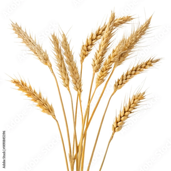 Obraz wheat isolated on white background
