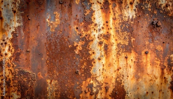 Obraz Rusty Metal Texture Background. (1)
