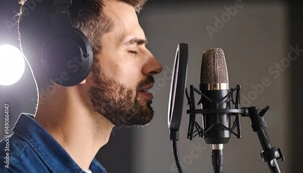 Obraz Singer Recording Studio Voice.