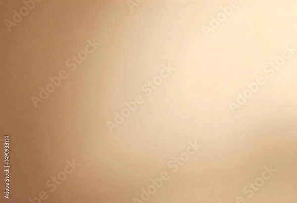 Fototapeta Generative AI: Muted bronze gradient background with soft diffused light