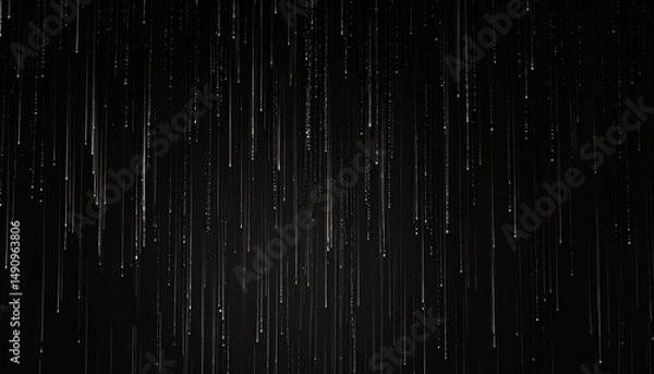 Fototapeta Falling Rain Abstract.