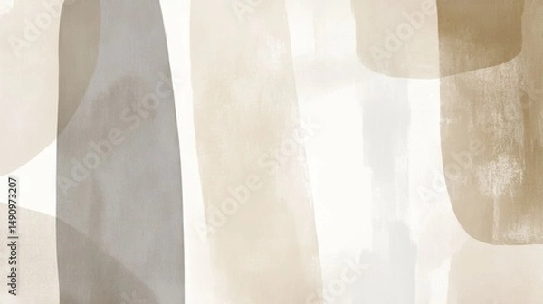 Fototapeta Nordic Abstract watercolor oil painting. Winter mood. Abstraction art background. Oil on canvas. Golden texture. Fragment of artwork. Paint spots. Strokes of paint. Colorful canvas