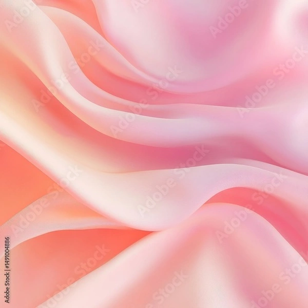Fototapeta Abstract background with pink satin. Vector illustration. Eps 10.